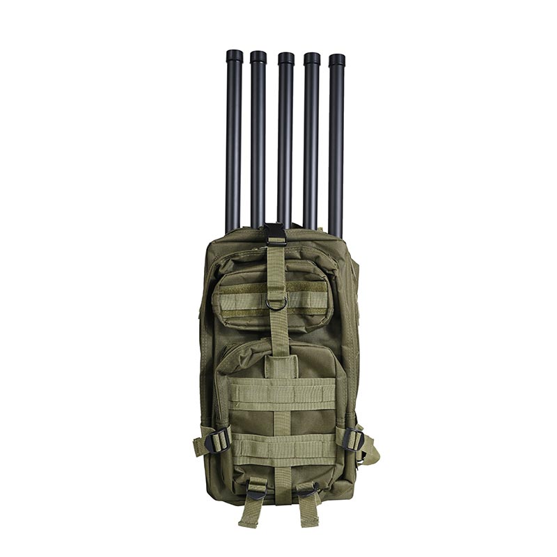 Jammer Anti Drone Gaya Ransel 4 Saluran 120W